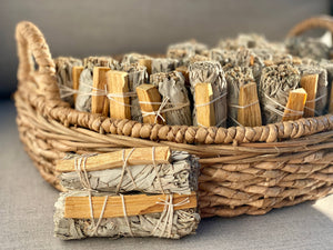 sage and palo santo aroma therapy sweet scent