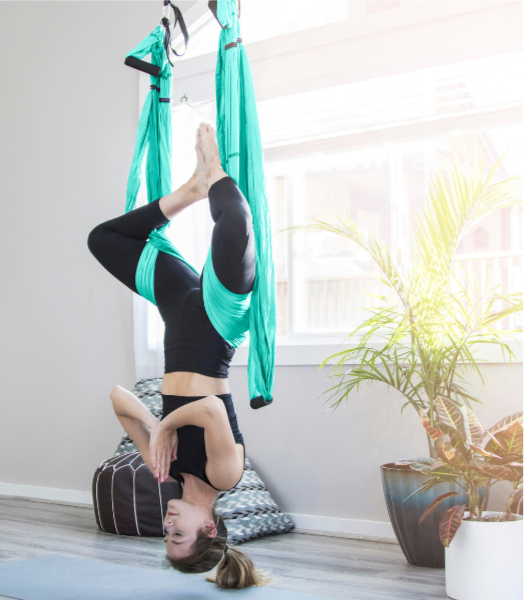 5 Aerial Yoga Poses to Transform your Backbends! | Uplift Active